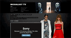 Desktop Screenshot of michalsky.tv